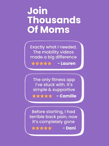 ดาวน์โหลด FitMama: ออกกำลังกายสำหรับคุณแม่ตั้งครรภ์และหลังคลอด ฟรี - Screenshot 14