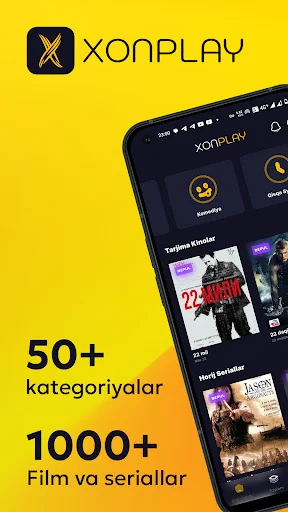 ดาวน์โหลด XonPlay ล่าสุด – ดูหนังและซีรีส์ใหม่พากย์อุซเบก ฟรี - Screenshot 1