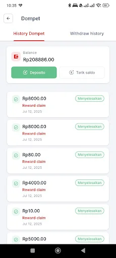 ดาวน์โหลด Gudang Tugas ล่าสุด – แอปทำภารกิจรับเงินจริง ฟรี - Screenshot 19