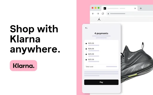 ดาวน์โหลด Klarna ส่วนขยายเบราว์เซอร์ – ช้อปก่อนจ่ายทีหลังได้ง่ายๆ - Screenshot 1