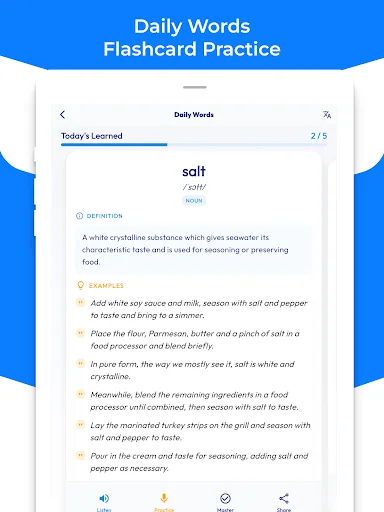 ดาวน์โหลด IELTS Vocabulary PRO ล่าสุด – แอปฝึกคำศัพท์สอบ IELTS ฟรี - Screenshot 8