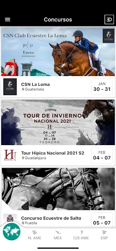 ดาวน์โหลด Equestrian Digital ล่าสุด – ติดตามผลการแข่งขันขี่ม้ากระโดดข้ามเครื่องกีดขวางแบบเรียลไทม์ - Screenshot 1