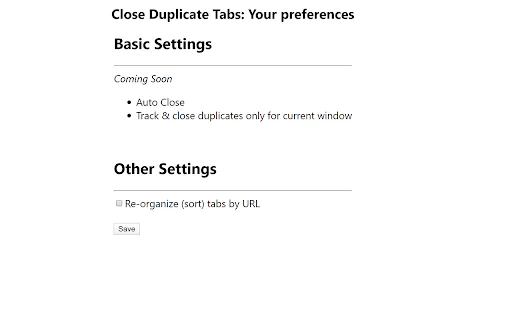 ดาวน์โหลด Close Duplicate Tabs ล่าสุด – ปิดแท็บซ้ำอัตโนมัติ ช่วยให้เบราว์เซอร์เร็วขึ้น - Screenshot 2