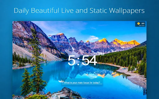 ดาวน์โหลด Live Start Page – เปลี่ยนหน้าแท็บใหม่ให้สวยงามและใช้งานง่าย - Screenshot 1