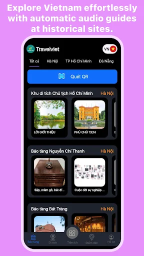 ดาวน์โหลด TravelViet: Your Trip Guide ล่าสุด – ไกด์นำเที่ยวและจองที่พักฟรี - Screenshot 1