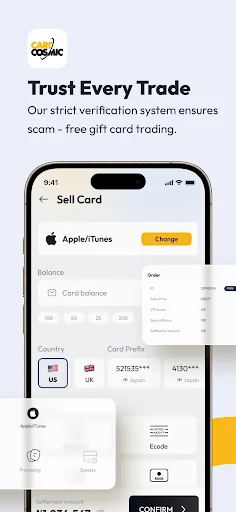 ดาวน์โหลด CardCosmic ล่าสุด – ขายบัตรของขวัญได้รวดเร็วทันใจ - Screenshot 4