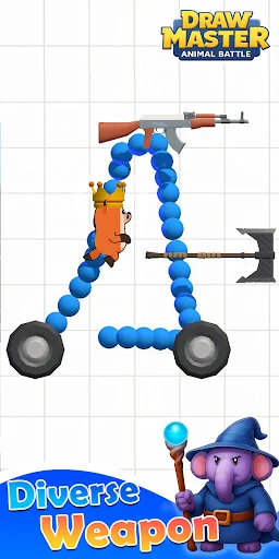 ดาวน์โหลด Draw & Smash Animal Cars 3D ล่าสุด – เกมวาดรถต่อสู้สุดมันส์ - Screenshot 4