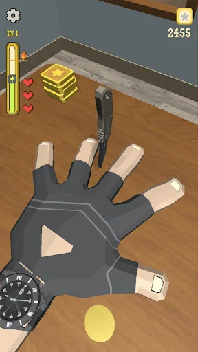 ดาวน์โหลด Knife Finger Game ล่าสุด – เกมท้าทายความเร็ว ดาวน์โหลดฟรี - Screenshot 1
