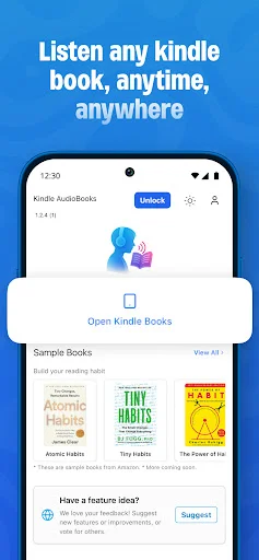 ดาวน์โหลด AudioBooks Unlimited to Kindle ล่าสุด – เปลี่ยนหนังสือเป็นเสียงฟรี - Screenshot 2
