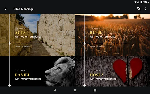ดาวน์โหลดแอป Hope for our Times ล่าสุด – ฟังคำสอนพระคัมภีร์ฟรี - Screenshot 5