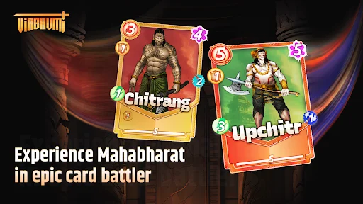 ดาวน์โหลด Virbhumi Strategy Card Game ล่าสุด – เกมวางแผนการ์ดสุดมันส์ - Screenshot 5
