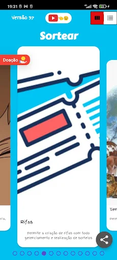 ดาวน์โหลด Sorteador: สุ่มตัวเลขและจับรางวัลฟรี – ใช้งานง่ายที่สุด - Screenshot 1