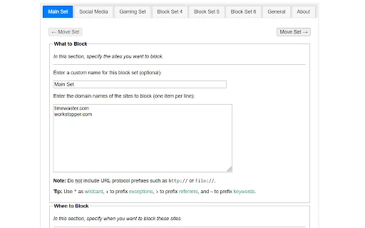 ดาวน์โหลด LeechBlock NG ส่วนขยายบล็อกเว็บไซต์ ช่วยเพิ่มสมาธิฟรี - Screenshot 3