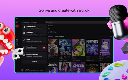 ดาวน์โหลด Twitch: Live Streaming เวอร์ชันล่าสุด – รับชมสดฟรีบนมือถือ - Screenshot 11
