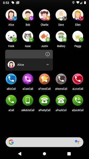 ดาวน์โหลด a Quick Call – Simple contacts ล่าสุด – โทรด่วนเพียงสัมผัสเดียว - Screenshot 6