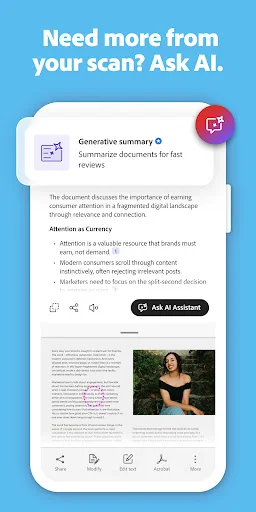 ดาวน์โหลด Adobe Scan AI PDF Scanner ล่าสุด – สแกนเอกสารและแปลงไฟล์เป็น PDF ฟรี - Screenshot 6