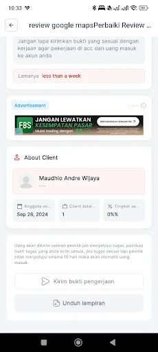 ดาวน์โหลด Gudang Tugas ล่าสุด – แอปทำภารกิจรับเงินจริง ฟรี - Screenshot 15