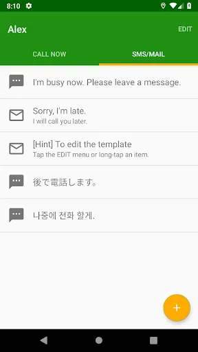 ดาวน์โหลด a Quick Call – Simple contacts ล่าสุด – โทรด่วนเพียงสัมผัสเดียว - Screenshot 2