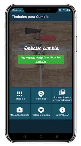 ดาวน์โหลด Timbales Cumbia ล่าสุด – แอปกลองชุดและเพอร์คัสชันสมจริงฟรี - Screenshot 2