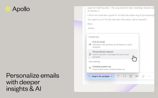 ดาวน์โหลด Apollo.io Chrome Extension – ค้นหาอีเมลและเบอร์โทร B2B ฟรี - Screenshot 2
