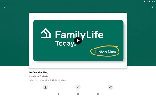 ดาวน์โหลดแอป FamilyLife® ล่าสุด – พอดแคสต์และบทความพัฒนาความสัมพันธ์ ฟรี - Screenshot 9