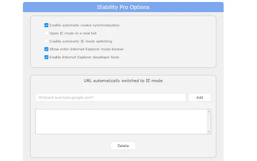 IEability – เปิดเว็บไซต์ IE บน Chrome ใช้งาน ActiveX และ Java ได้ง่าย - Screenshot 2