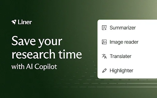ดาวน์โหลด Liner: AI Copilot ตัวช่วยสรุปเว็บ YouTube และ PDF ฟรี - Screenshot 1