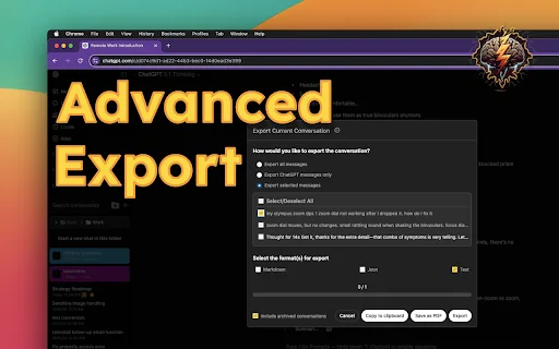 ดาวน์โหลด Superpower Chat – ตัวช่วยจัดการ ChatGPT เพิ่มประสิทธิภาพฟรี - Screenshot 4