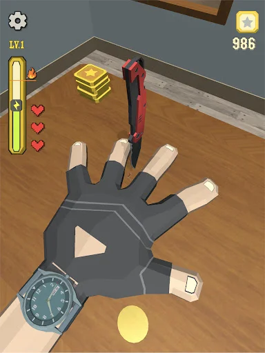 ดาวน์โหลด Knife Finger Game ล่าสุด – เกมท้าทายความเร็ว ดาวน์โหลดฟรี - Screenshot 9