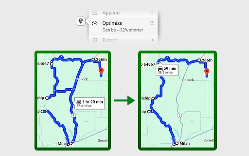 ดาวน์โหลด Google Maps Extended Routes – วางแผนเส้นทางและจุดแวะพักได้ไม่จำกัด - Screenshot 2