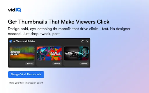 ดาวน์โหลด vidIQ Vision สำหรับ YouTube – ตัวช่วยวิเคราะห์และเพิ่มยอดวิว - Screenshot 3