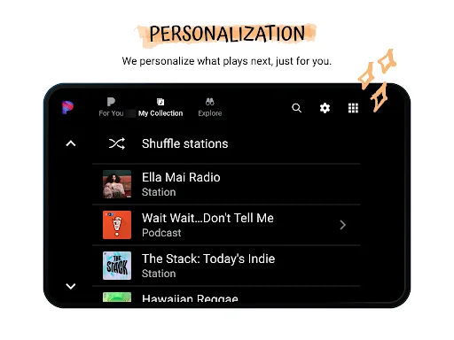 ดาวน์โหลด Pandora ล่าสุด – ฟังเพลงและพอดแคสต์ฟรีบนมือถือ - Screenshot 28