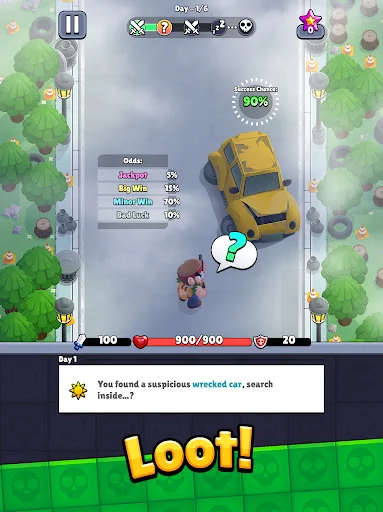 ดาวน์โหลด Bagbound Hero – เกม RPG จัดกระเป๋า ผจญภัยเอาตัวรอดจากซอมบี้ - Screenshot 9