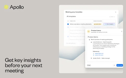 ดาวน์โหลด Apollo.io Chrome Extension – ค้นหาอีเมลและเบอร์โทร B2B ฟรี - Screenshot 4