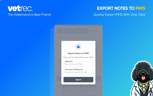 ดาวน์โหลด VetRec Extension ล่าสุด – ช่วยสัตวแพทย์จดบันทึกการรักษาอัตโนมัติ - Screenshot 5