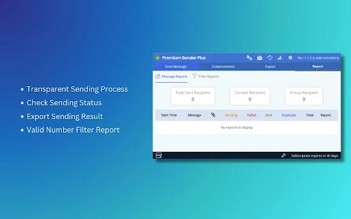 ดาวน์โหลด Premium Sender Plus ล่าสุด – ส่งข้อความและจัดการกลุ่ม WhatsApp ง่ายๆ - Screenshot 5