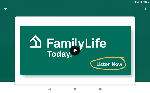 ดาวน์โหลดแอป FamilyLife® ล่าสุด – พอดแคสต์และบทความพัฒนาความสัมพันธ์ ฟรี - Screenshot 6