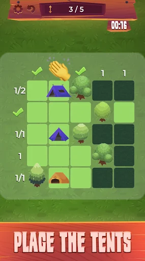 ดาวน์โหลด Real Tents & Trees เกมปริศนาฝึกสมองสุดท้าทาย ฟรีบนมือถือ - Screenshot 3