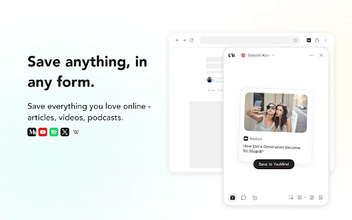 ดาวน์โหลด YouMind ล่าสุด – AI ช่วยสรุปวิดีโอและจดบันทึกอัจฉริยะฟรี - Screenshot 3