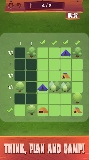 ดาวน์โหลด Real Tents & Trees เกมปริศนาฝึกสมองสุดท้าทาย ฟรีบนมือถือ - Screenshot 4