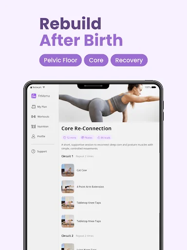 ดาวน์โหลด FitMama: ออกกำลังกายสำหรับคุณแม่ตั้งครรภ์และหลังคลอด ฟรี - Screenshot 12