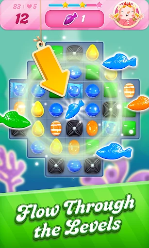 ดาวน์โหลด Candy Crush Saga เวอร์ชันล่าสุด – เกมเรียงลูกกวาดสุดมันส์เล่นฟรี - Screenshot 4