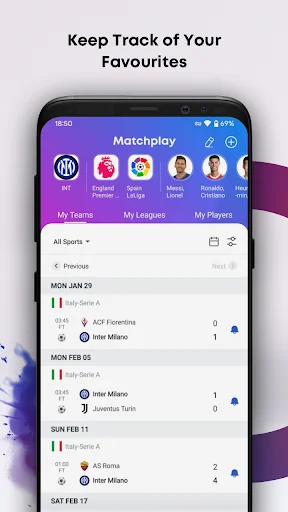 ดาวน์โหลด Matchplay: ผลบอลสดและสถิติแม่นยำ – อัปเดตไว ฟรี! - Screenshot 7
