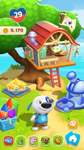 ดาวน์โหลด My Talking Hank: Islands ล่าสุด – เกมเลี้ยงสัตว์แสนสนุกฟรี - Screenshot 18
