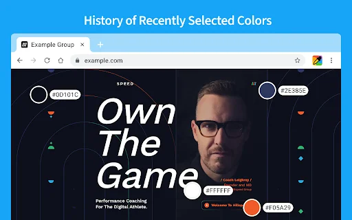 Color Picker – Eyedropper Tool ดาวน์โหลดส่วนขยายฟรีใช้งานง่าย - Screenshot 3
