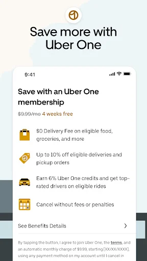 ดาวน์โหลด Uber แอปเรียกรถยอดนิยม – บริการรับส่งที่ปลอดภัยและรวดเร็ว - Screenshot 7