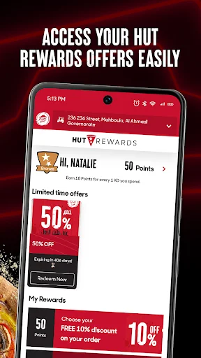 ดาวน์โหลดแอป Pizza Hut KWT ล่าสุด – สั่งพิซซ่าออนไลน์พร้อมโปรโมชั่น - Screenshot 3