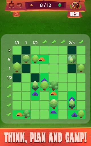 ดาวน์โหลด Real Tents & Trees เกมปริศนาฝึกสมองสุดท้าทาย ฟรีบนมือถือ - Screenshot 14