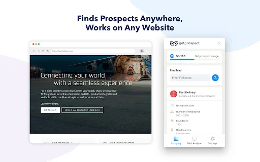 ดาวน์โหลด Email Finder – GetProspect ล่าสุด – ค้นหาอีเมลธุรกิจฟรี - Screenshot 3