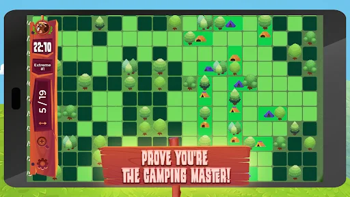 ดาวน์โหลด Real Tents & Trees เกมปริศนาฝึกสมองสุดท้าทาย ฟรีบนมือถือ - Screenshot 1